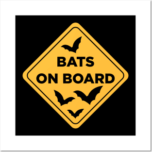 Bats on Board Posters and Art